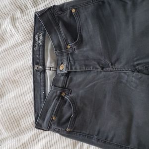 7 for all mankind faded black skinny jeans
